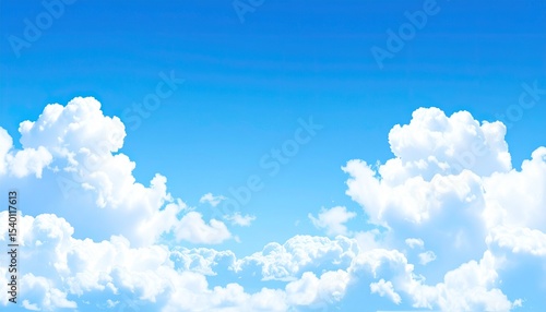 青い空と白い雲