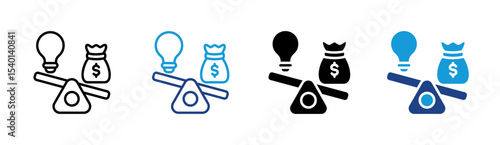 Idea Vs Budget Icon