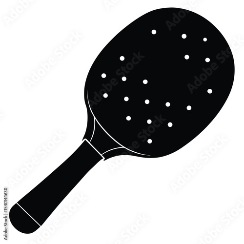ping pong racket and ball