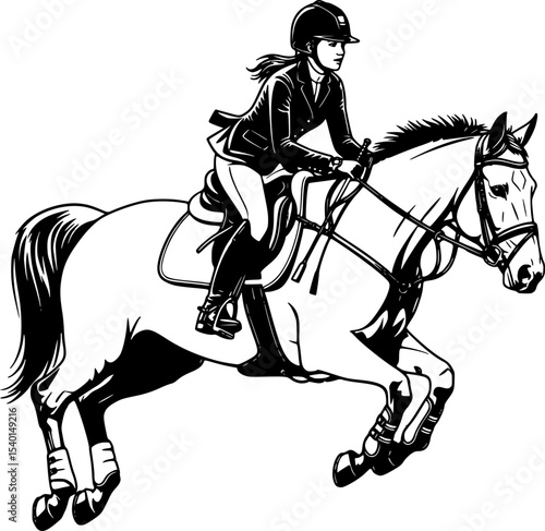 Equestrian Show Jumping, Dressage Riding