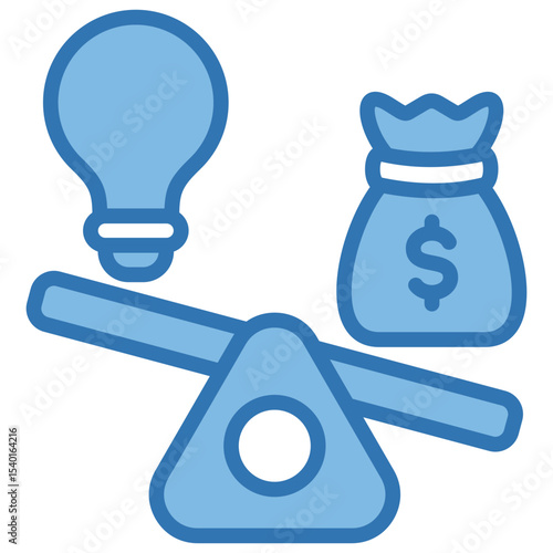 Idea Vs Budget Icon