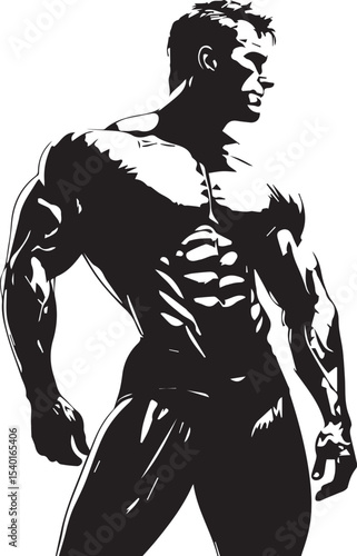 body builder,baseball player silhouette vector, gym player wwe gymer vector	