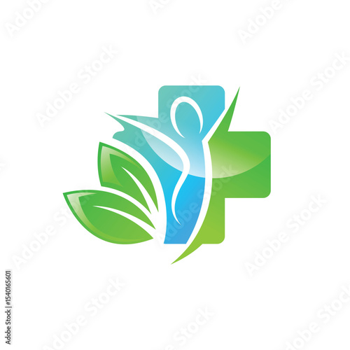 health abstract logo modern style