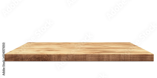 Empty Wooden Table Top -  Natural Wood Surface for Display