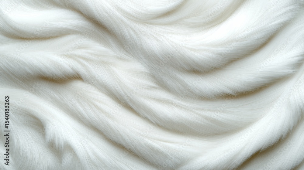 Elegant white fleece fur offers a soft and cozy texture for comfort and warmth in any setting Elegant white fleece fur offers a soft and cozy texture for comfort and warmth in any setting