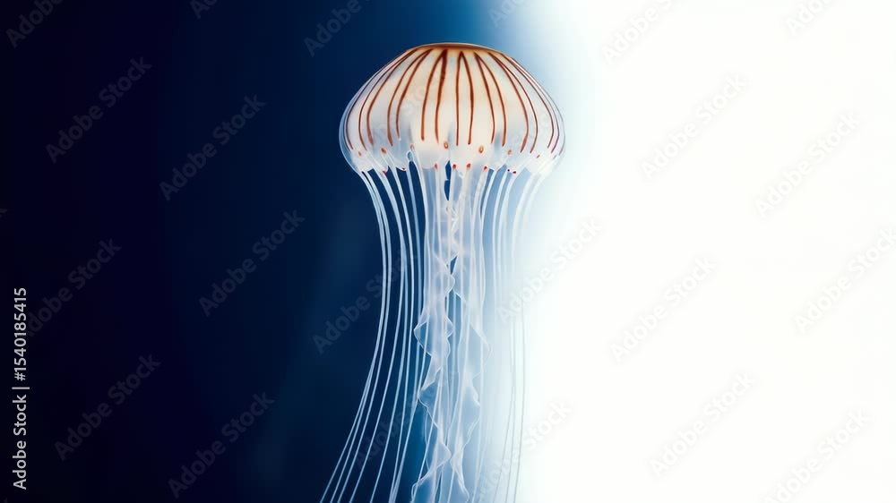 Elegant Jellyfish Pattern: Mesmerizing Sea Creature on Contrasting Backgrounds Elegant Jellyfish Pattern: Mesmerizing Sea Creature on Contrasting Backgrounds