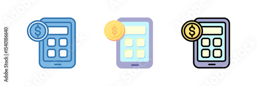 Mobile Budgeting Icon