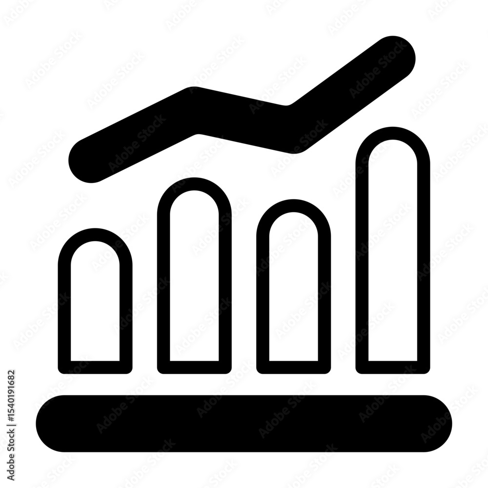 Bar Graph Vector Icon Bar Graph Vector Icon