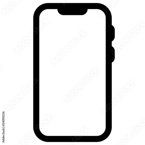 Modern Smartphone with Touchscreen