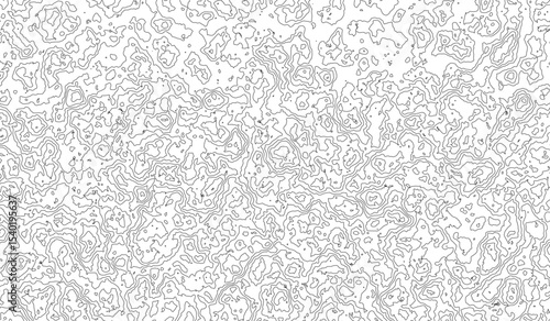 Abstract Topographic contour map. Topography and geography map grid abstract backdrop. Similar cartography illustration, this topography map showcases curved contour lines for visual representation.