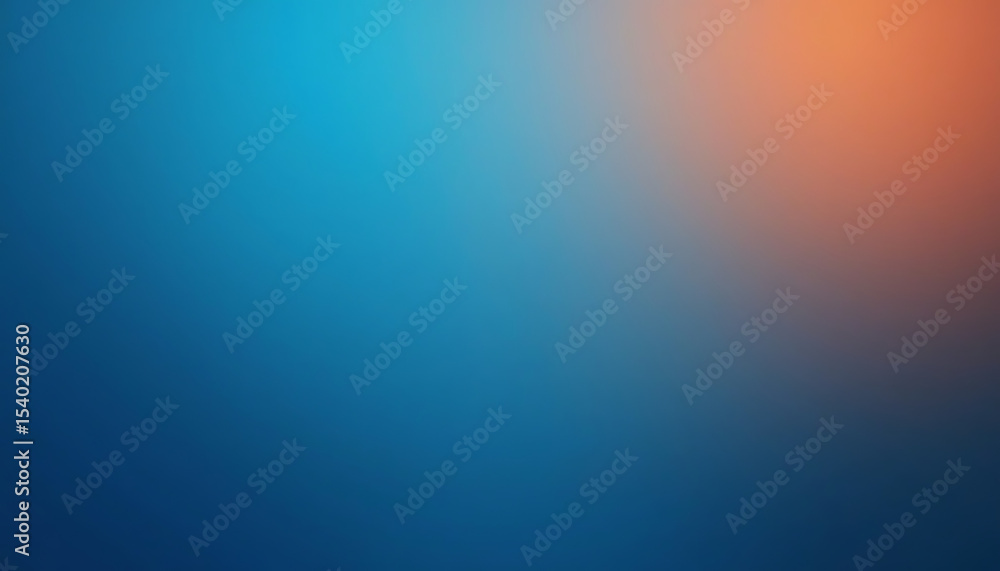 Obraz premium Abstract gradient background with blue and orange color shades