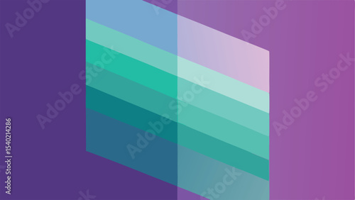 Abstract geometric composition featuring gradient colors suitable for modern design projects
