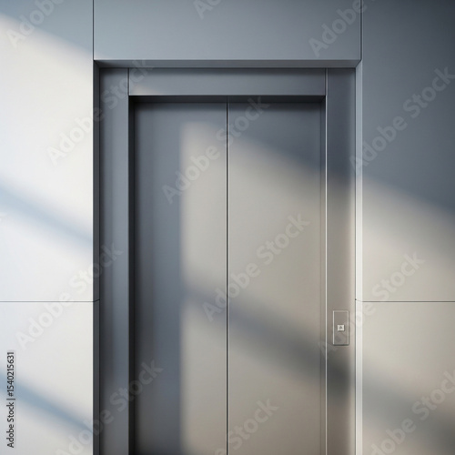 Wallpaper Mural Minimal elevator door  Torontodigital.ca