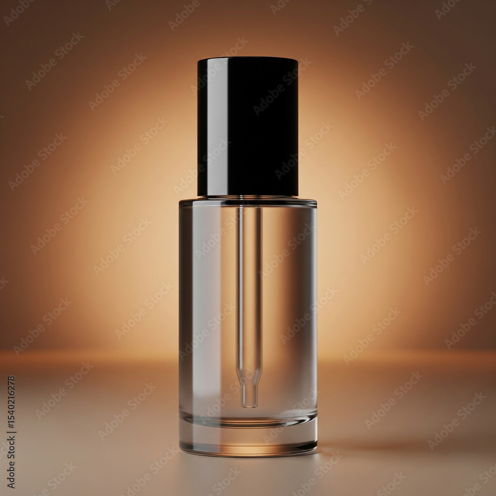 High end glass cosmetics serum bottle High end glass cosmetics serum bottle
