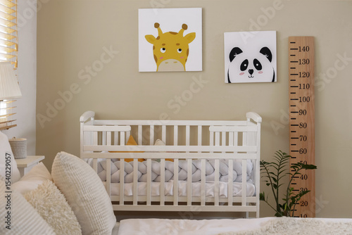 Interior of modern bedroom ...