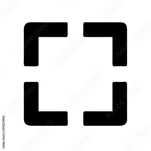 QR code scan icon vector illustration