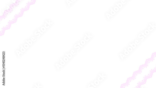 ハートのダイアゴナルレースフレーム⭐︎PNG