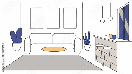 Minimalist Living Room Interior Design