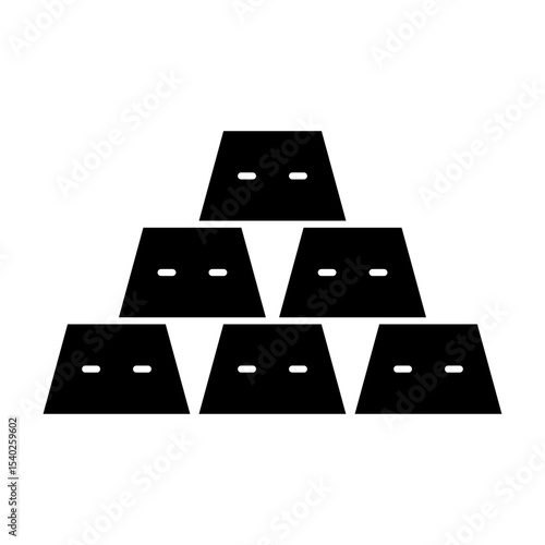 Bullion black icon