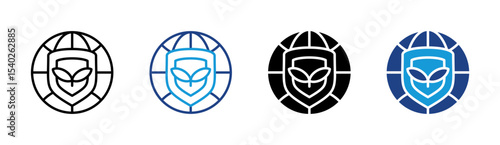 Global Security Icon