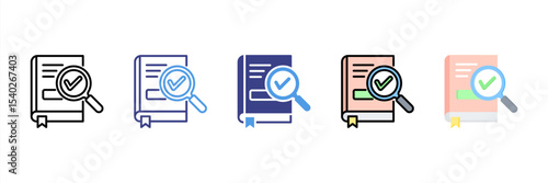 Proof Multi Style Icon Set