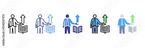 Publisher Multi Style Icon Set