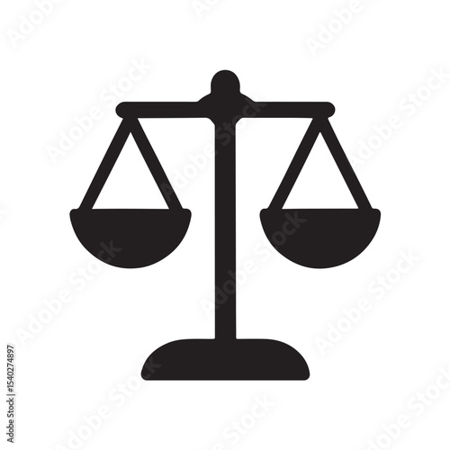 Wallpaper Mural Balance Scale Icon for Justice Law and Legal Concepts Torontodigital.ca