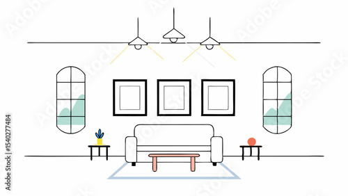 Minimalist Living Room Interior Design