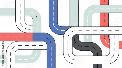 Abstract Road Network Design