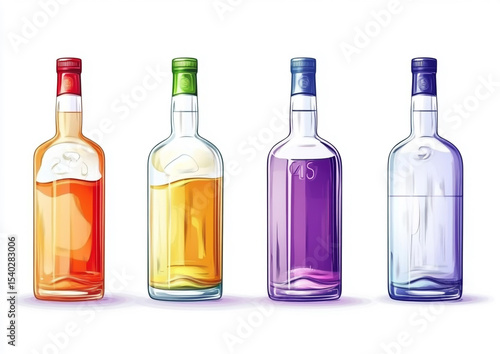 Wallpaper Mural Potted Plants in White and Concrete Style Pots Torontodigital.ca