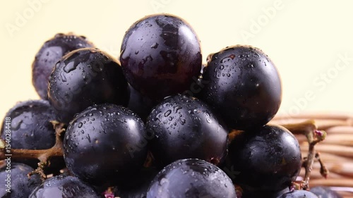 Wallpaper Mural Black grapes in a basket	 Torontodigital.ca