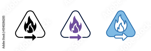 Flammable Material Icon
