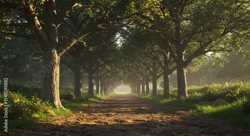 morning in the forest