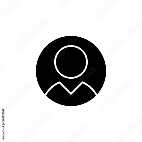 user, avatar, profile icon vector