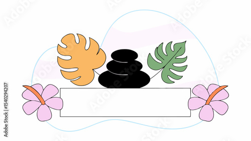 Tropical Spa Relaxation Banner