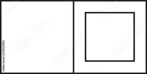 Abstract Shapes Minimalist Composition of Empty Spaces and Geometric Forms
