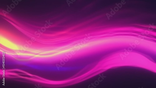 Wallpaper Mural Mystical Wave: A captivating display of abstract light and color, the image evokes a sense of fluidity and energy through its dynamic curves and vibrant hues. Torontodigital.ca