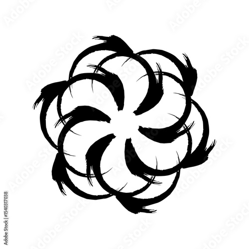 black and white tattoo