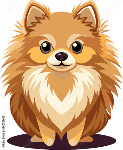 Pekingese vector 