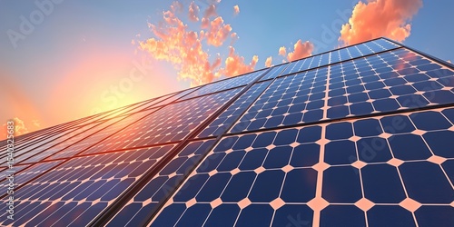solar panels on the roof