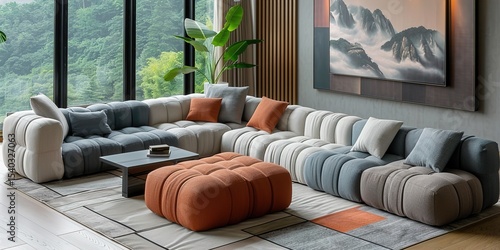 Fototapeta Naklejka Na Ścianę i Meble -  living room interior