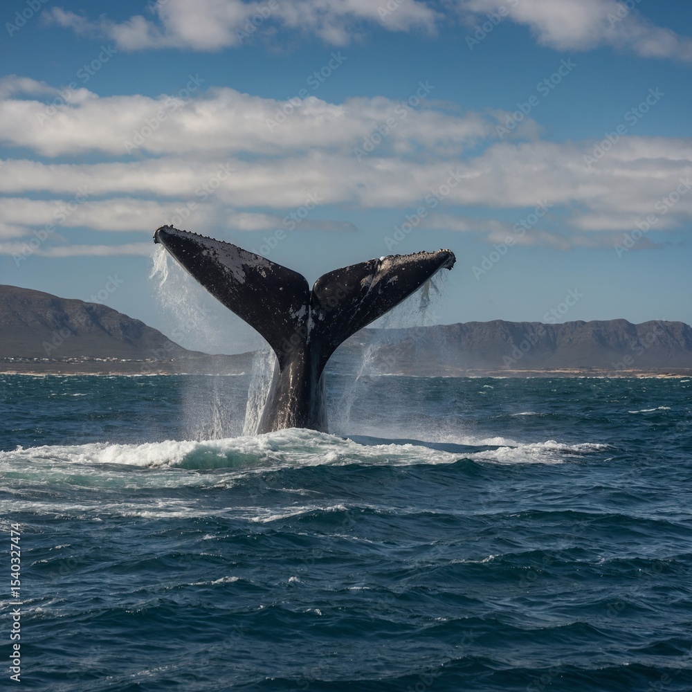 Fototapeta premium humpback whale tail