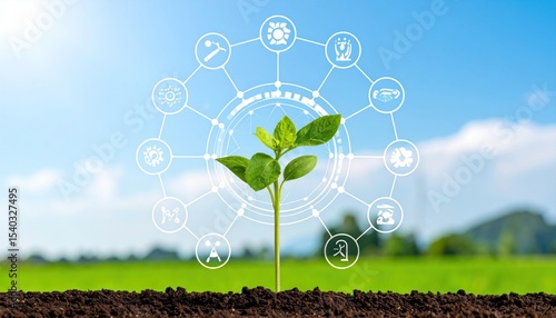 Digitalization in agriculture, integrating technology for sustainable plant growth