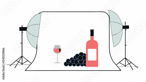 Wine Photography Setup