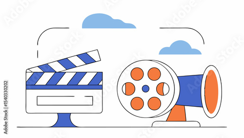 Movie Production Concept Illustration