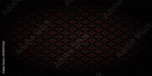3D Red Neon Pattern Background. vector dynamic pattern illustrator eps 10