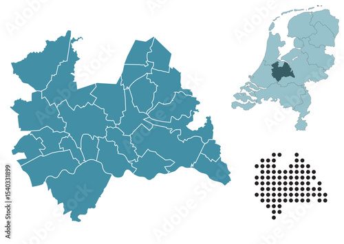 Set maps of Utrecht province