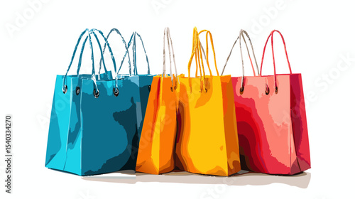 Vector Set of Shopping Bags