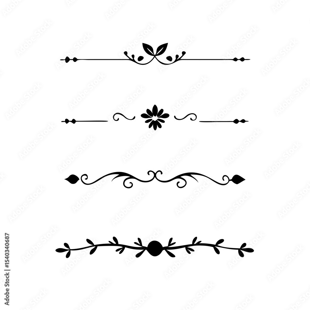 text dividers doodle set. Wedding decorative elements. Divider ornament, borders, floral, vintage line separators. Hand drawn vector illustration isolated on white background. Set page dividers.
text dividers doodle set. Wedding decorative elements. Divider ornament, borders, floral, vintage line separators. Hand drawn vector illustration isolated on white background. Set page dividers.