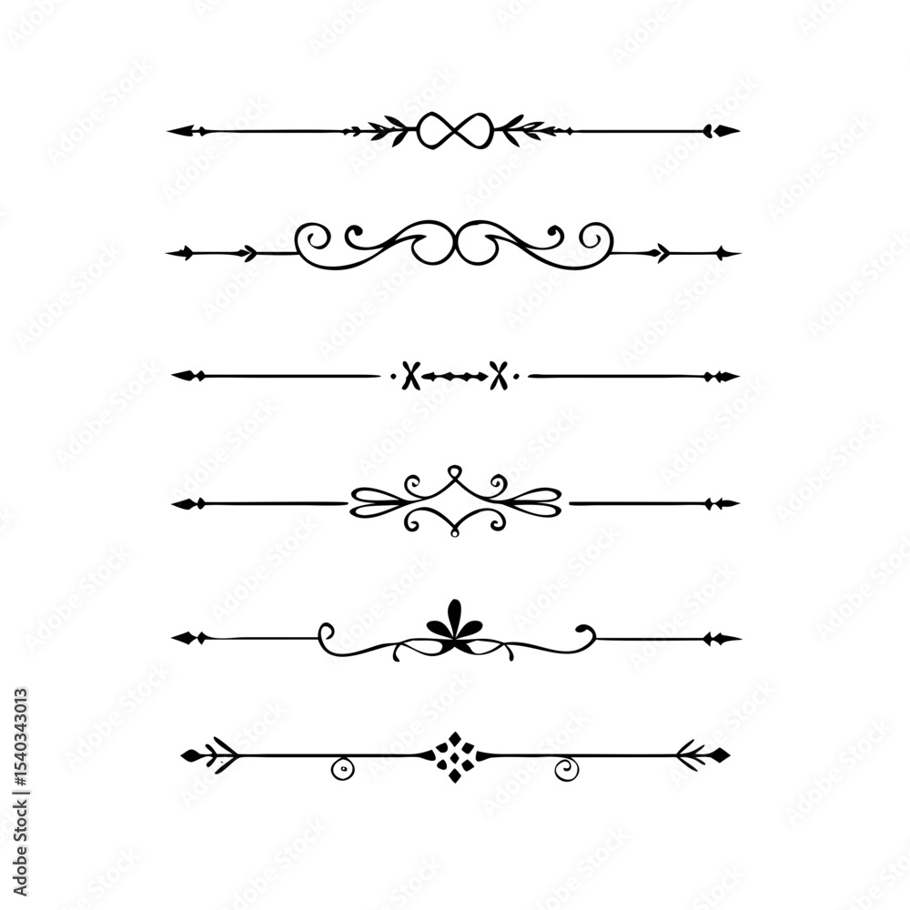 text dividers doodle set. Wedding decorative elements. Divider ornament, borders, floral, vintage line separators. Hand drawn vector illustration isolated on white background. Set page dividers.
text dividers doodle set. Wedding decorative elements. Divider ornament, borders, floral, vintage line separators. Hand drawn vector illustration isolated on white background. Set page dividers.